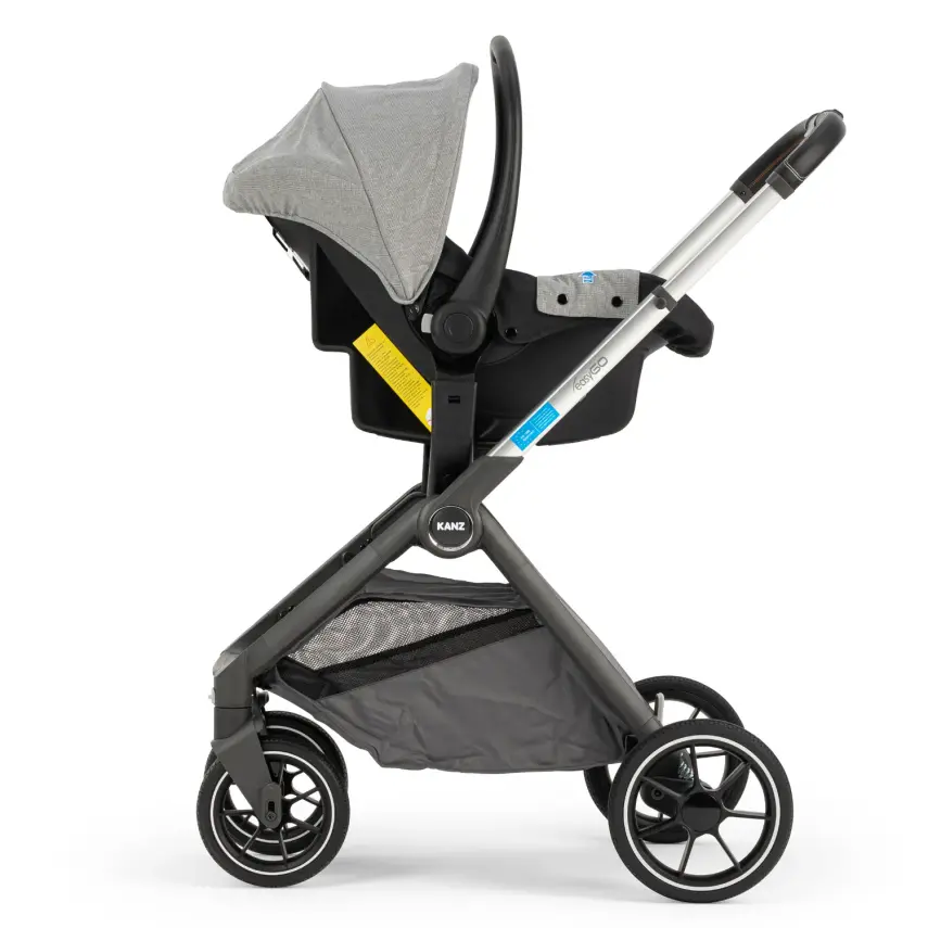 Kanz Easygo Çift Yönlü Travel Sistem-Seyahat Sistem Bebek Arabası Gri - 20