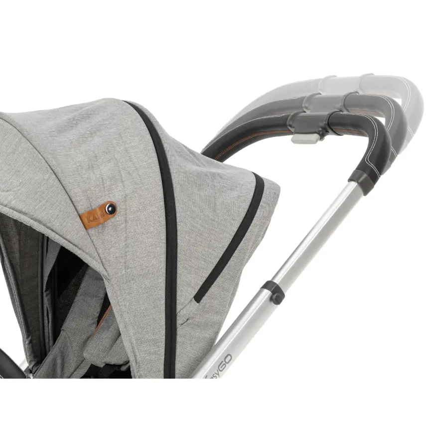 Kanz Easygo Çift Yönlü Travel Sistem-Seyahat Sistem Bebek Arabası Gri - 6