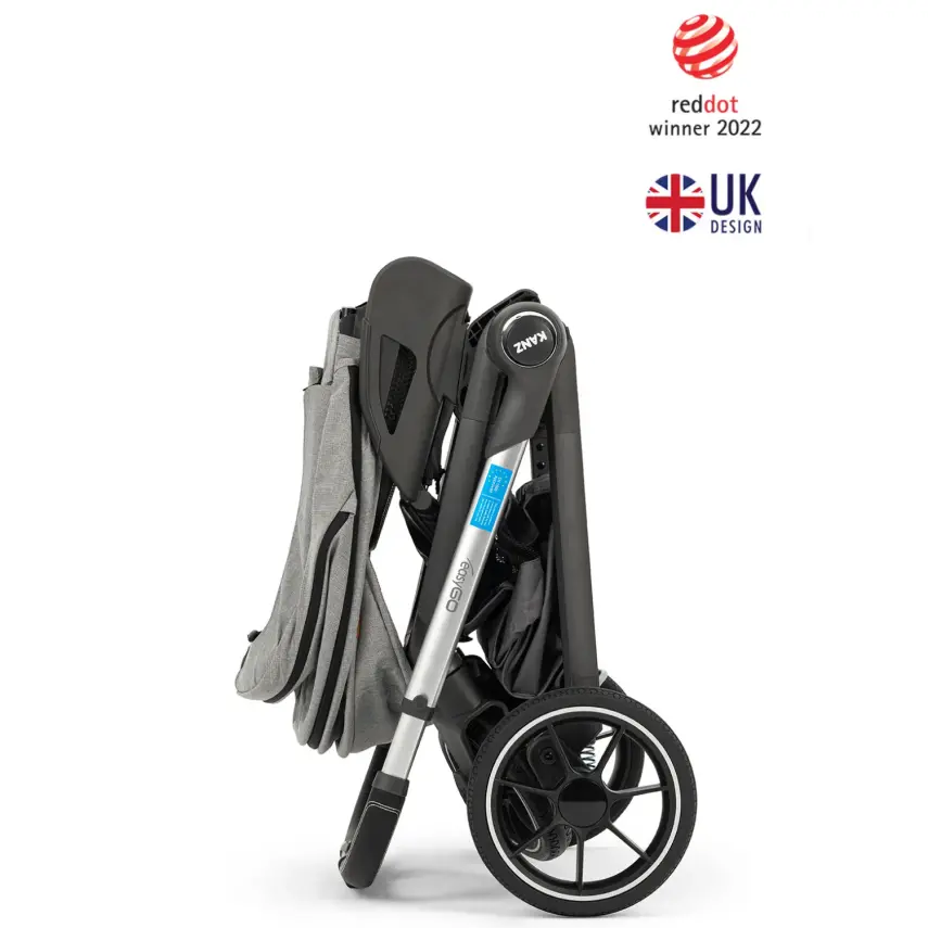 Kanz Easygo Çift Yönlü Travel Sistem-Seyahat Sistem Bebek Arabası Gri - 21