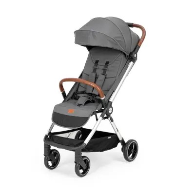 Kanz Fox Tek Elle Otomatik Kapanabilir Kabin Bebek Arabası Gri