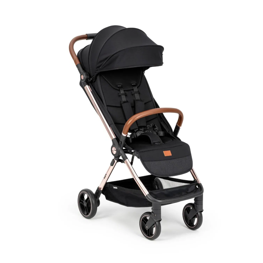 Kanz Fox Tek Elle Otomatik Kapanabilir Kabin Bebek Arabası Siyah - 1