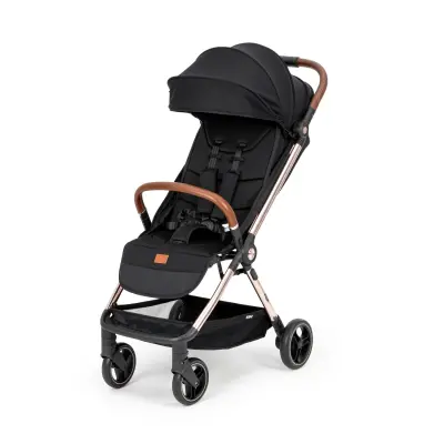 Kanz Fox Tek Elle Otomatik Kapanabilir Kabin Bebek Arabası Siyah