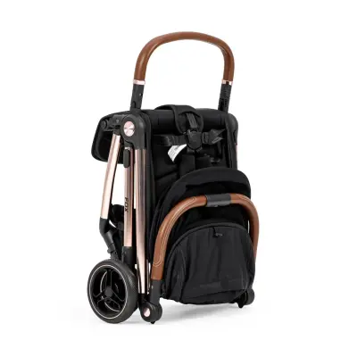Kanz Fox Tek Elle Otomatik Kapanabilir Kabin Bebek Arabası Siyah - 7