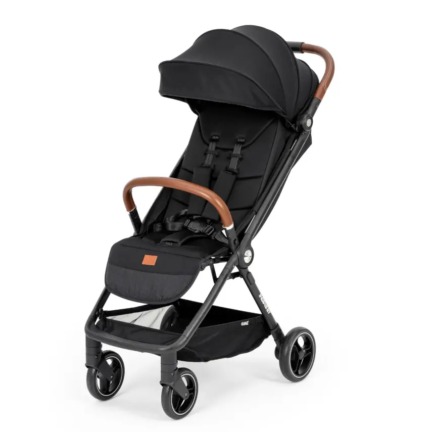 Kanz İnstreet Tek Elle Kapanabilir Travel Sistem Bebek Arabası Black - 3
