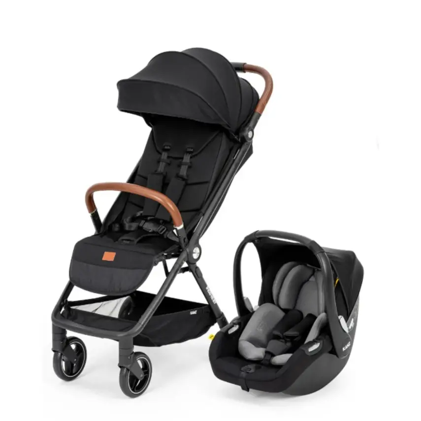 Kanz İnstreet Tek Elle Kapanabilir Travel Sistem Bebek Arabası Black - 1