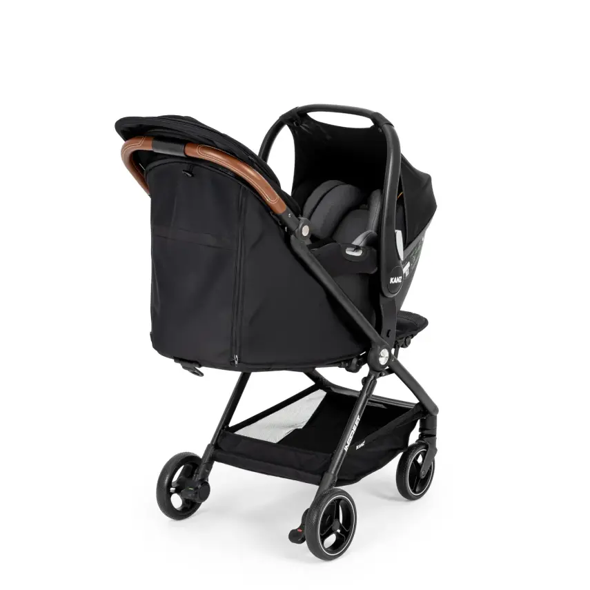 Kanz İnstreet Tek Elle Kapanabilir Travel Sistem Bebek Arabası Black - 9