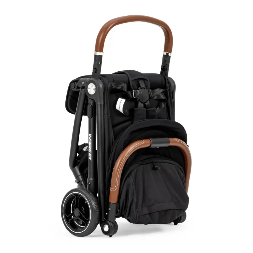 Kanz İnstreet Tek Elle Kapanabilir Travel Sistem Bebek Arabası Black - 12