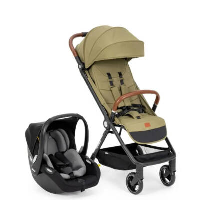 Kanz İnstreet Tek Elle Kapanabilir Travel Sistem Bebek Arabası Green