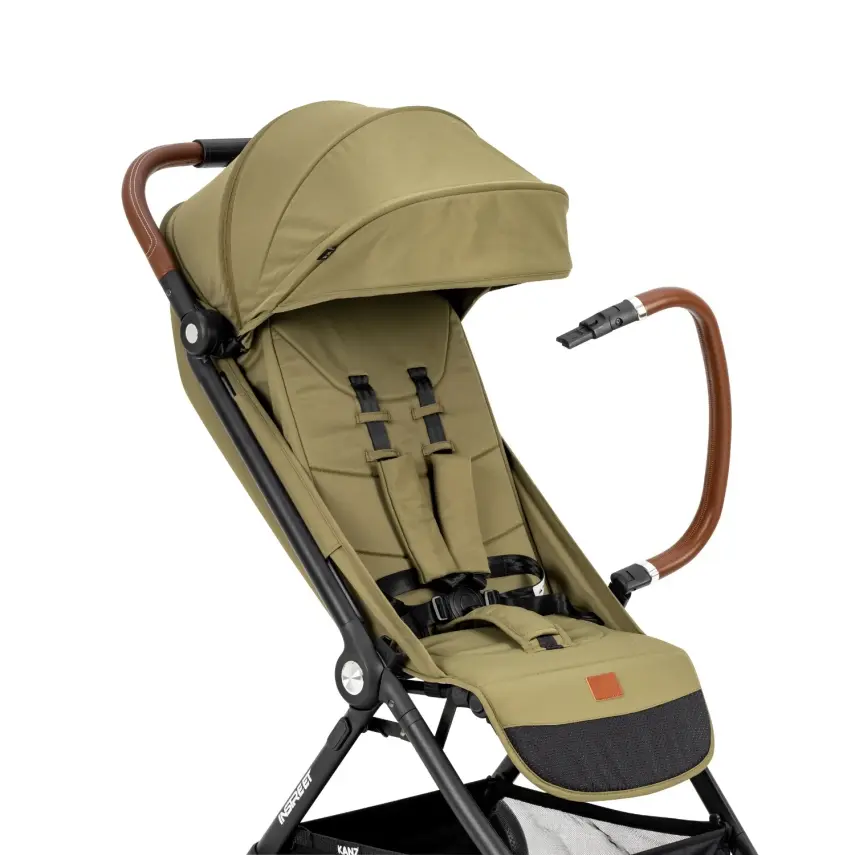 Kanz İnstreet Tek Elle Kapanabilir Travel Sistem Bebek Arabası Green - 11
