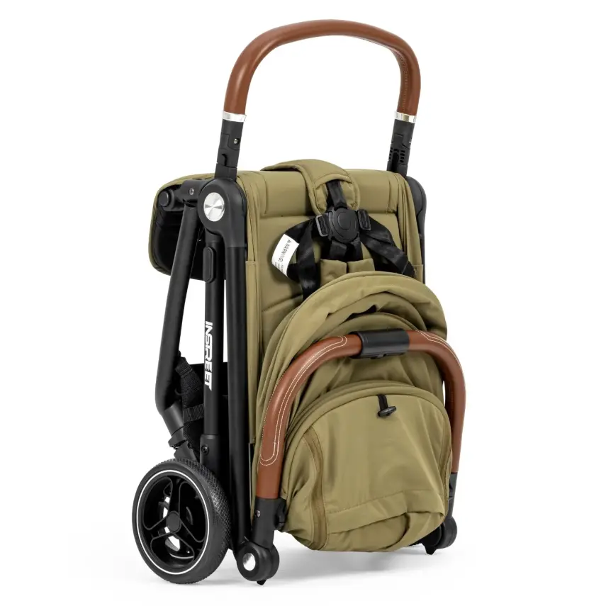 Kanz İnstreet Tek Elle Kapanabilir Travel Sistem Bebek Arabası Green - 12