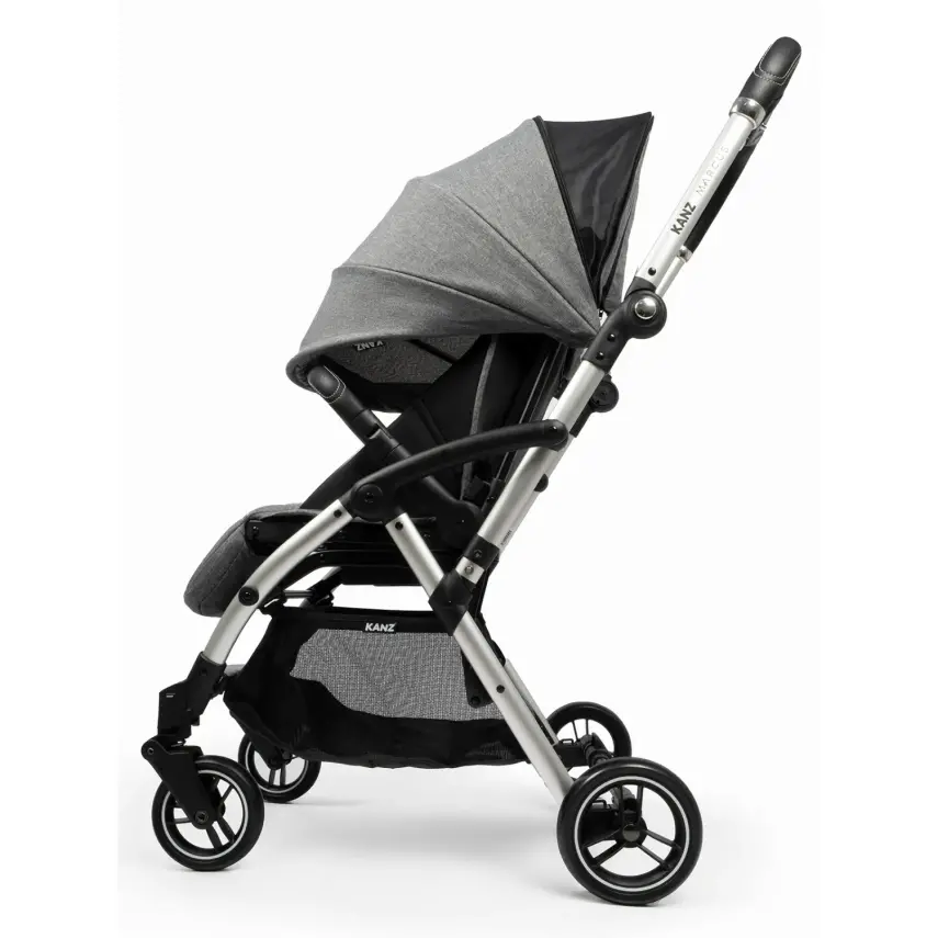 Kanz Marcus Çift Yönlü Travel Sistem-Seyahat Sistem Bebek Arabası Heavy Grey - 5