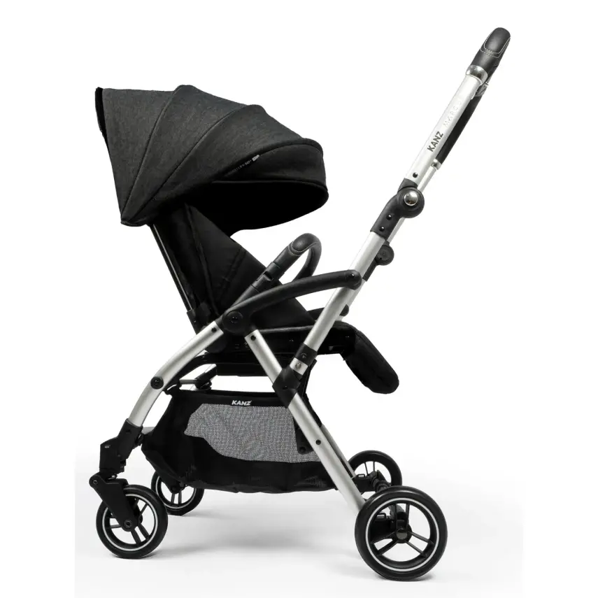 Kanz Marcus Çift Yönlü Travel Sistem-Seyahat Sistem Bebek Arabası Raisin Black - 3