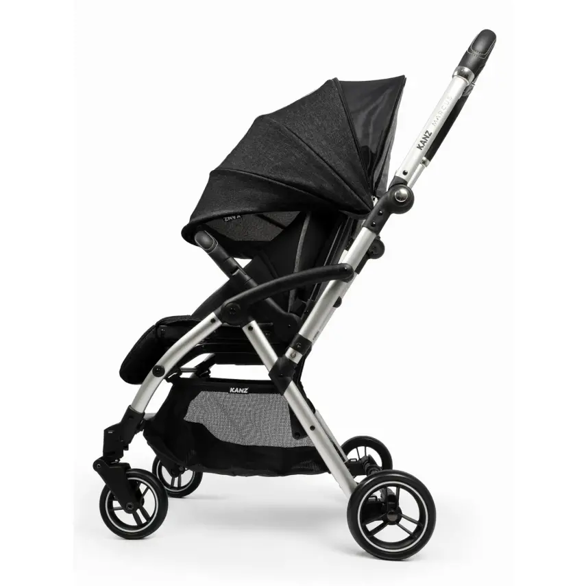 Kanz Marcus Çift Yönlü Travel Sistem-Seyahat Sistem Bebek Arabası Raisin Black - 6