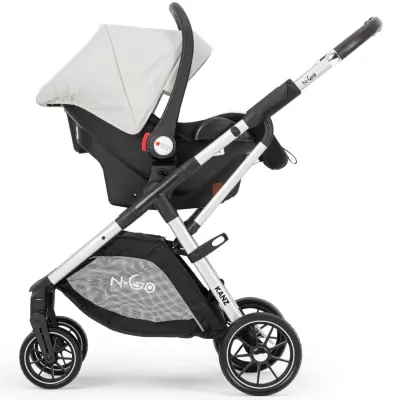 Kanz N-Go Çift Yönlü Tek Elle Katlanabilen Travel Sistem Bebek Arabası Bej - 21