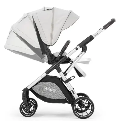 Kanz N-Go Çift Yönlü Tek Elle Katlanabilen Travel Sistem Bebek Arabası Bej - 23