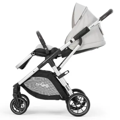 Kanz N-Go Çift Yönlü Tek Elle Katlanabilen Travel Sistem Bebek Arabası Bej - 17
