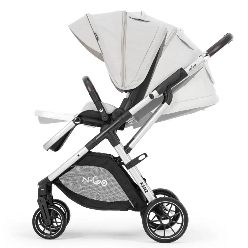 Kanz N-Go Çift Yönlü Tek Elle Katlanabilen Travel Sistem Bebek Arabası Bej - 20