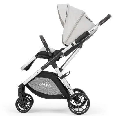 Kanz N-Go Çift Yönlü Tek Elle Katlanabilen Travel Sistem Bebek Arabası Bej - 8