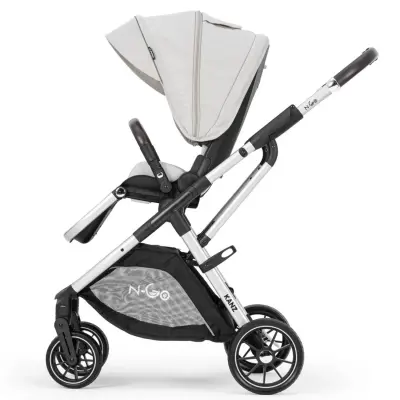 Kanz N-Go Çift Yönlü Tek Elle Katlanabilen Travel Sistem Bebek Arabası Bej - 6