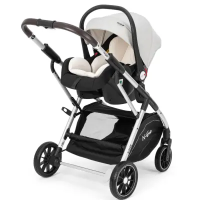Kanz N-Go Çift Yönlü Tek Elle Katlanabilen Travel Sistem Bebek Arabası Bej - 4
