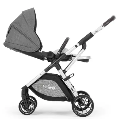 Kanz N-Go Çift Yönlü Tek Elle Katlanabilen Travel Sistem Bebek Arabası Gri - 16