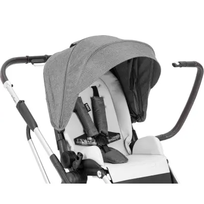 Kanz N-Go Çift Yönlü Tek Elle Katlanabilen Travel Sistem Bebek Arabası Gri - 21