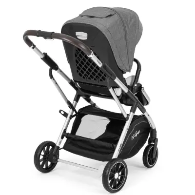 Kanz N-Go Çift Yönlü Tek Elle Katlanabilen Travel Sistem Bebek Arabası Gri - 3