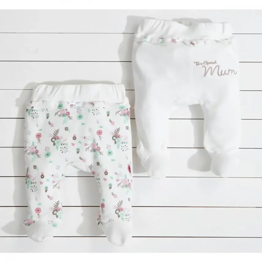 Kanz Pantolon Patikli 2li Lilly Bianco Ekru - 1