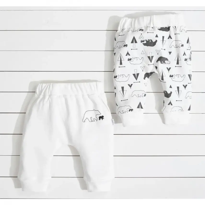 Kanz Pantolon Patiksiz 2li Baby Bear Siyah - 1