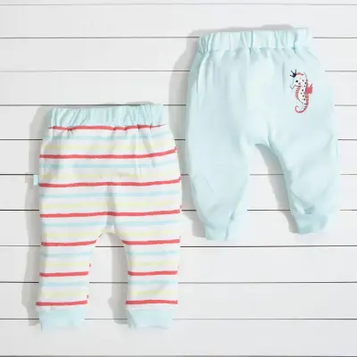 Kanz Pantolon Patiksiz 2li Rainbow Mint