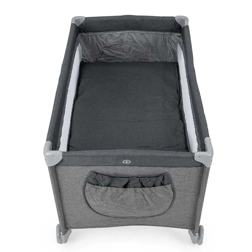 Kanz Pretty Plus Anne Yanı Park Yatak 70X120 Cm Füme  - 13