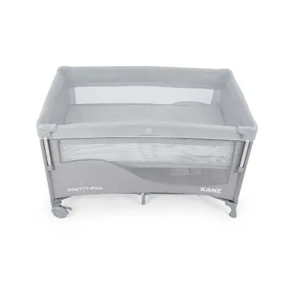 Kanz Pretty Plus Anne Yanı Park Yatak 70X120 Cm Gri  - 9