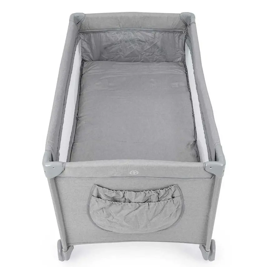 Kanz Pretty Plus Anne Yanı Park Yatak 70X120 Cm Gri  - 12