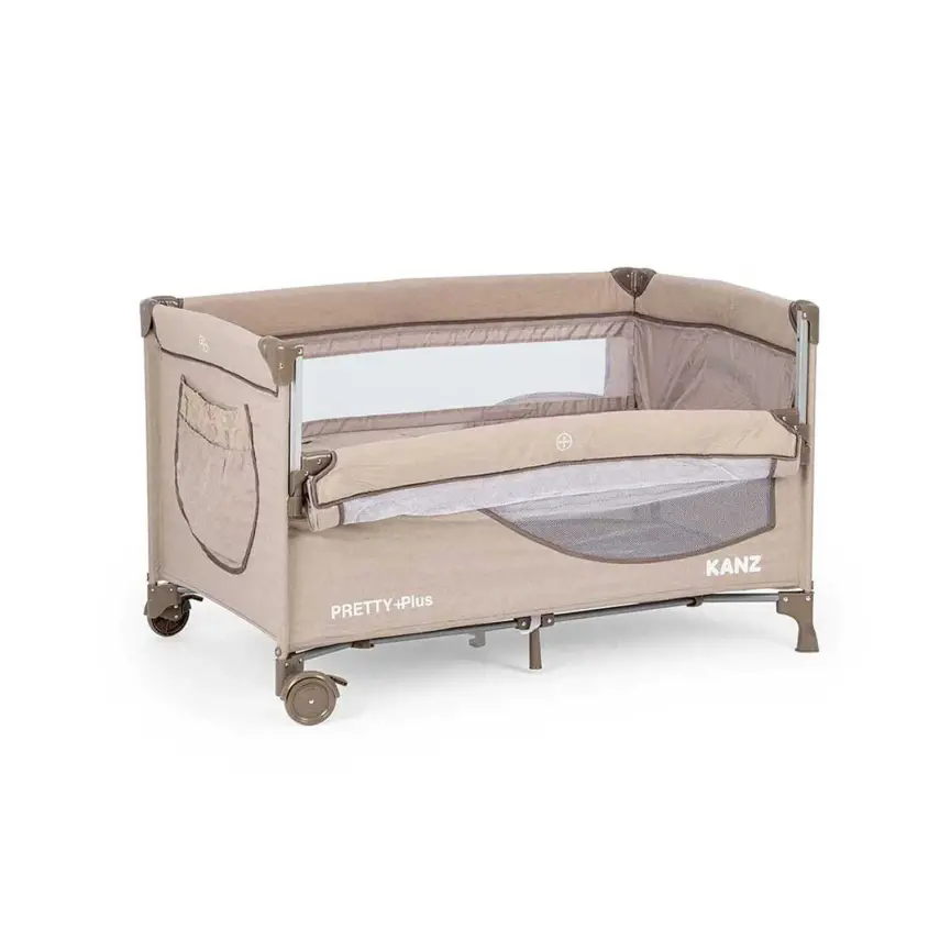 Kanz Pretty Plus Anne Yanı Park Yatak 70X120 Cm Kahve - 6