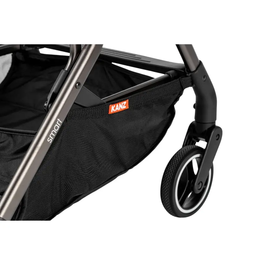 Kanz Smart Çift Yönlü Tek Elle Kapanır Kompakt Travel Sistem Bebek Arabası Gri - 31