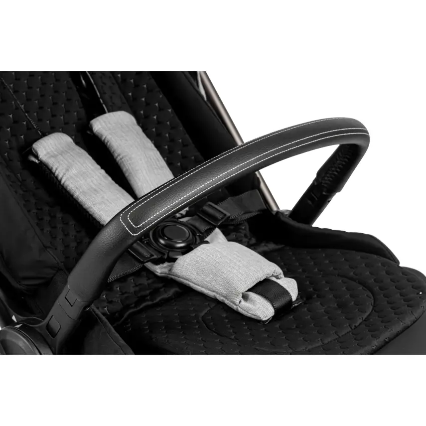Kanz Smart Çift Yönlü Tek Elle Kapanır Kompakt Travel Sistem Bebek Arabası Gri - 33