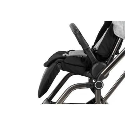 Kanz Smart Çift Yönlü Tek Elle Kapanır Kompakt Travel Sistem Bebek Arabası Gri - 37