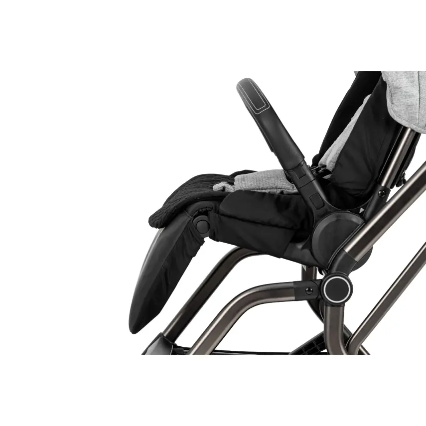 Kanz Smart Çift Yönlü Tek Elle Kapanır Kompakt Travel Sistem Bebek Arabası Gri - 37