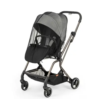 Kanz Smart Çift Yönlü Tek Elle Kapanır Kompakt Travel Sistem Bebek Arabası Gri - 38