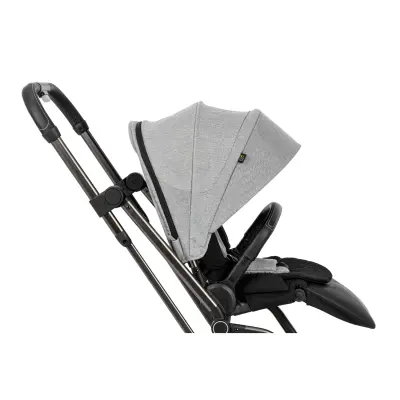 Kanz Smart Çift Yönlü Tek Elle Kapanır Kompakt Travel Sistem Bebek Arabası Gri - 39