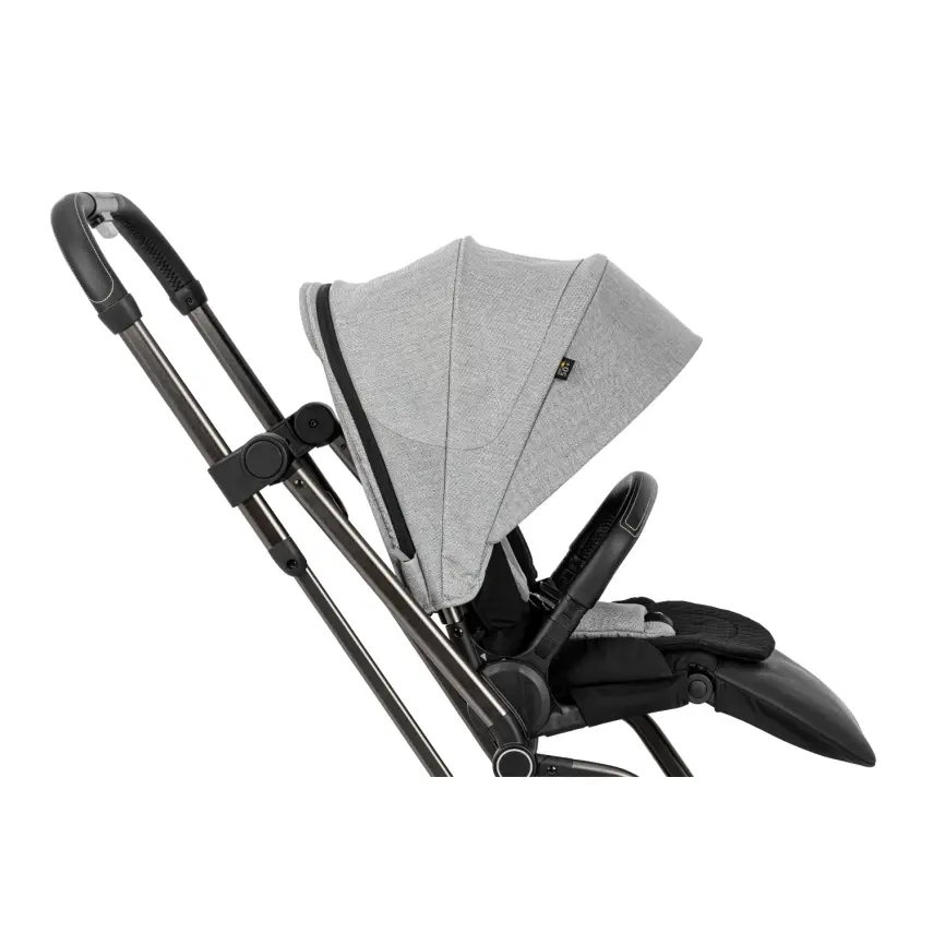 Kanz Smart Çift Yönlü Tek Elle Kapanır Kompakt Travel Sistem Bebek Arabası Gri - 39