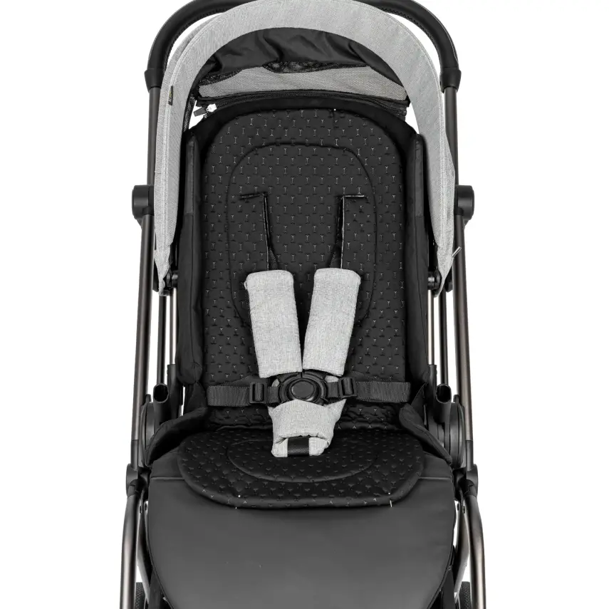 Kanz Smart Çift Yönlü Tek Elle Kapanır Kompakt Travel Sistem Bebek Arabası Gri - 35