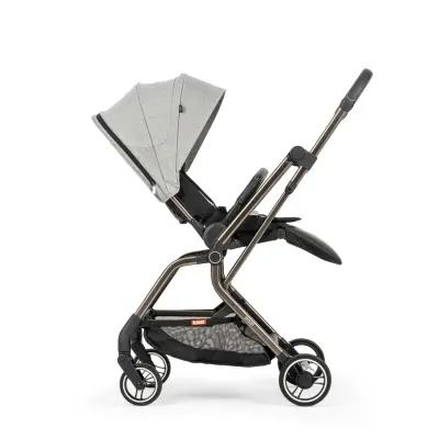 Kanz Smart Çift Yönlü Tek Elle Kapanır Kompakt Travel Sistem Bebek Arabası Gri - 13