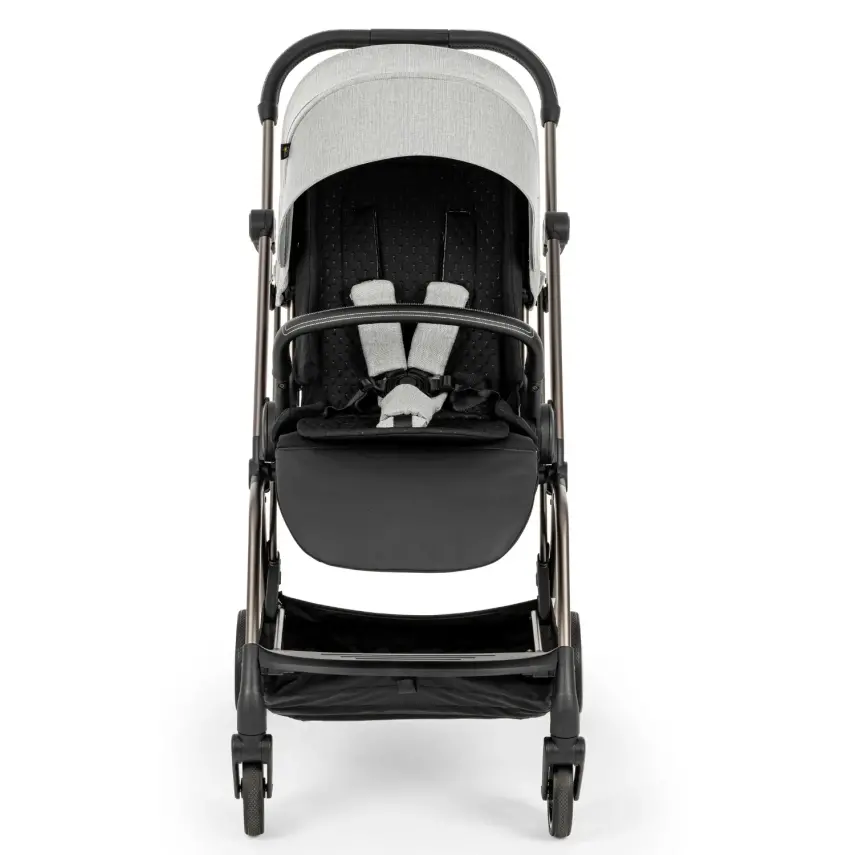 Kanz Smart Çift Yönlü Tek Elle Kapanır Kompakt Travel Sistem Bebek Arabası Gri - 16