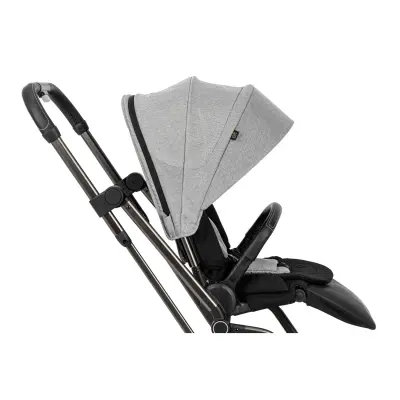 Kanz Smart Çift Yönlü Tek Elle Kapanır Kompakt Travel Sistem Bebek Arabası Gri - 36