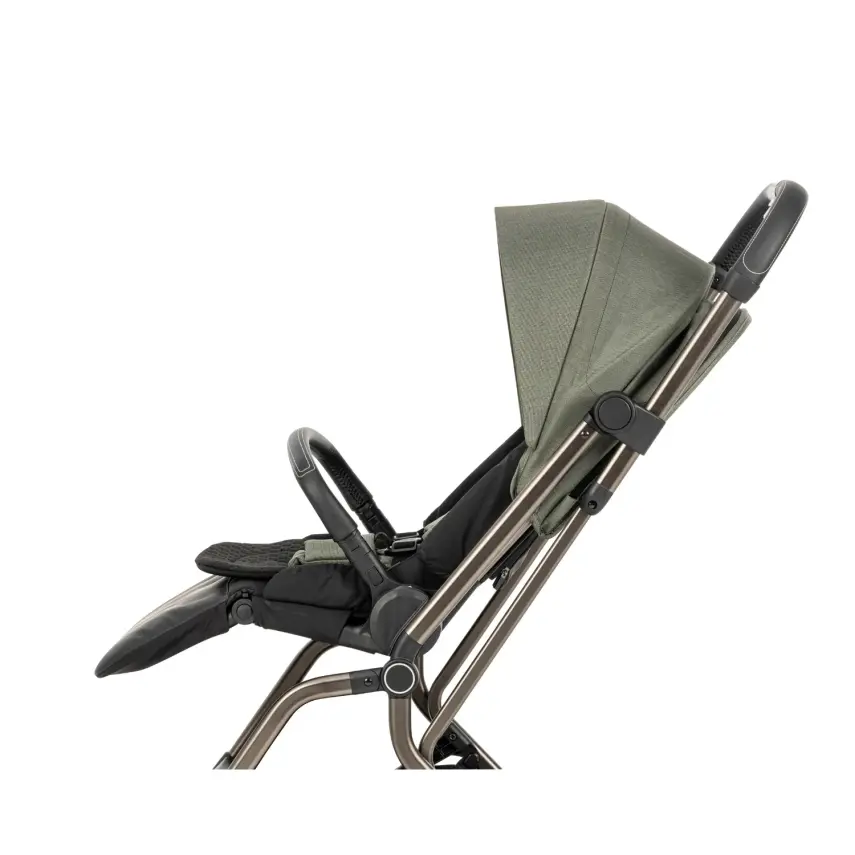 Kanz Smart Çift Yönlü Tek Elle Kapanır Kompakt Travel Sistem Bebek Arabası Yeşil - 12