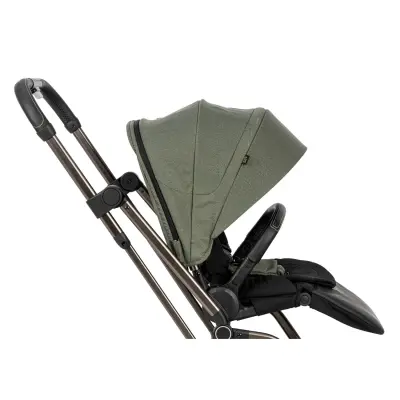Kanz Smart Çift Yönlü Tek Elle Kapanır Kompakt Travel Sistem Bebek Arabası Yeşil - 21