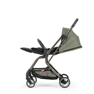 Kanz Smart Çift Yönlü Tek Elle Kapanır Kompakt Travel Sistem Bebek Arabası Yeşil - 20