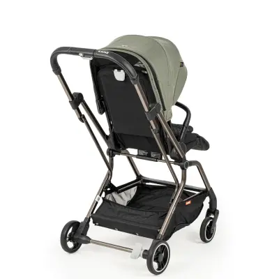 Kanz Smart Çift Yönlü Tek Elle Kapanır Kompakt Travel Sistem Bebek Arabası Yeşil - 5