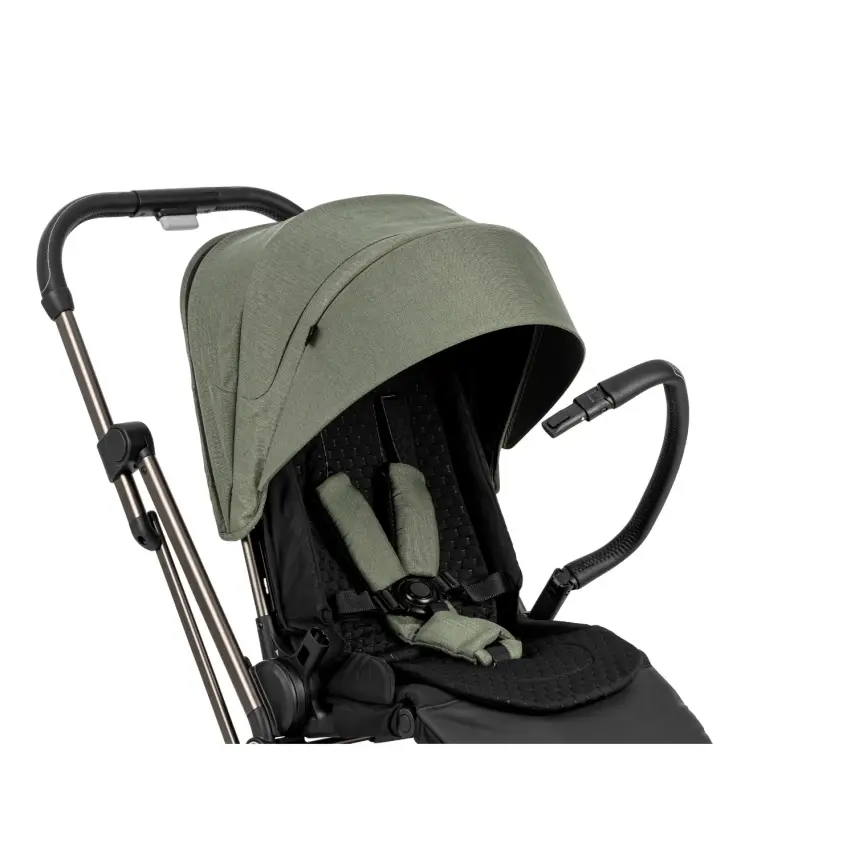 Kanz Smart Çift Yönlü Tek Elle Kapanır Kompakt Travel Sistem Bebek Arabası Yeşil - 25